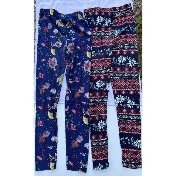 Lildy Lot of 5 Women's Super Soft Leggings / Yoga Pants Size: S-L - Picture 4 of 9